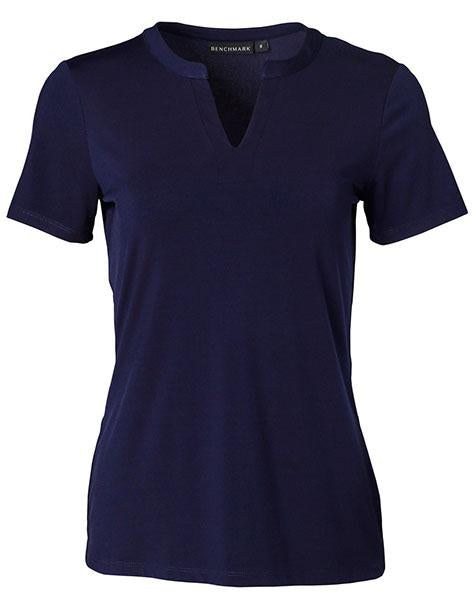 Winning Spirit Ladies Short Sleeve Knit Top Sofia (M8840)