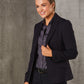 Winning Spirit Women's Poly/Viscose Stretch One Button Cropped Jacket (M9205)