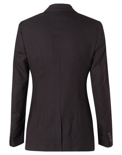 Winning Spirit Women's Poly/Viscose Stretch Two Buttons Mid Length Jacket (M9206)
