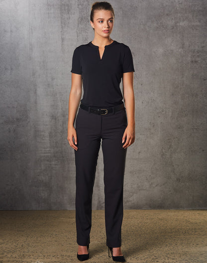 Winning Spirit Women's Poly/Viscose Stretch Flexi Waist Utility Pants-(M9440)