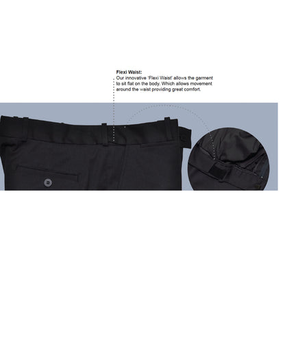 Winning Spirit Women's Wool Blend Stretch Slim Leg Flexi Waist Pants (M9400)