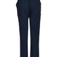 Wining Spirit  Mens Semi-elastic Waist Tie Solid Colour Scrub Pants (M9710)