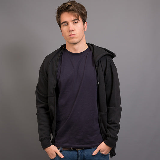 Sportage-Sportage Men Jarvis Full Zip Kangaroo Pocket Hoodie--Uniform Wholesalers
