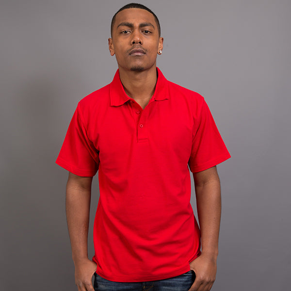 Sportage Men Raven Poly/Cotton Pique Knit Polo (9786)