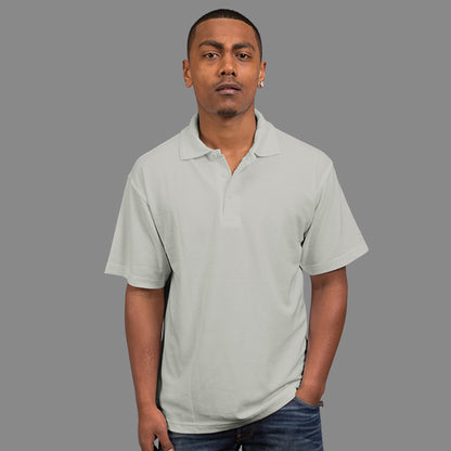 Sportage Men Raven Poly/Cotton Pique Knit Polo (9786)