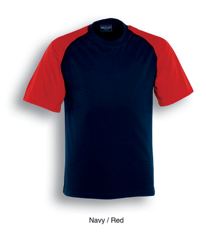 Bocini Adults Raglan Sleeve Tee-(CT0332)