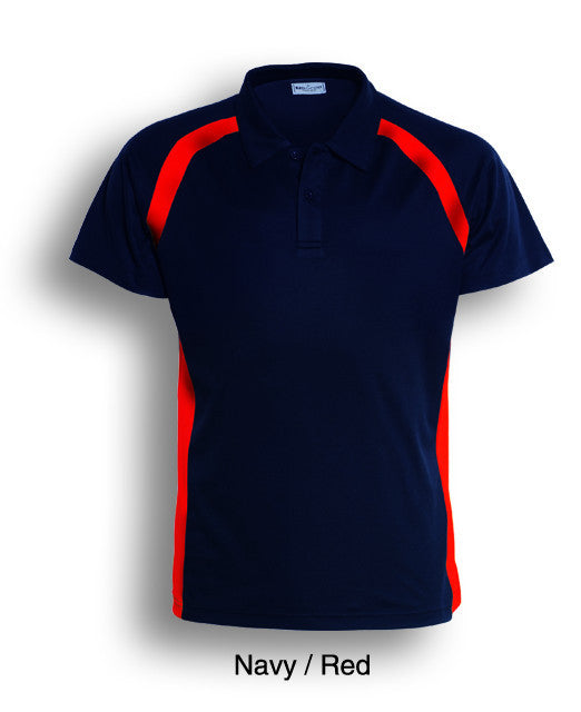 Bocini Ladies Team Essentials Short Sleeve Contrast Panel Polo -(CP0929)