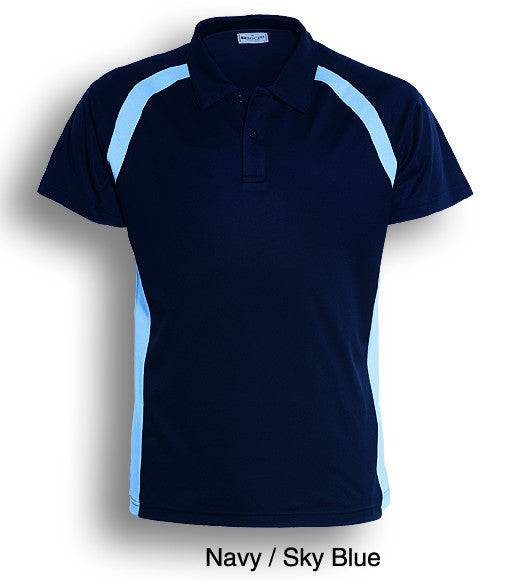 Bocini Ladies Team Essentials Short Sleeve Contrast Panel Polo -(CP0929)