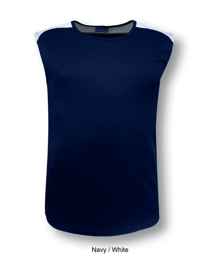 Bocini Men's Contrast Feature Tank-(CT0918)