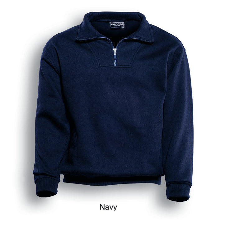 Bocini 1/2 Zip Fleece with Pocket-(CJ817)