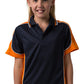 Be Seen-Be Seen Kids Polo Shirt With Striped Collar 3rd( 11 Navy Color )-Navy-Orange-White / 6-Uniform Wholesalers - 8