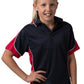 Be Seen-Be Seen Kids Polo Shirt With Striped Collar 3rd( 11 Navy Color )-Navy-Red-White / 6-Uniform Wholesalers - 9
