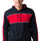 Be Seen-Be Seen Adults Three Toned Hoodie With Contrast-Navy-Red-White / XS-Uniform Wholesalers - 22