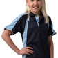 Be Seen-Be Seen Kids Polo Shirt With Contrast Sleeve Edge Piping-Navy-Sky-White / 6-Uniform Wholesalers - 12