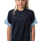 Be Seen-Be Seen Kids Short Sleeve T-shirt-Navy-Sky-White / 6-Uniform Wholesalers - 7