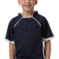 Be Seen-Be Seen Kids T-shirt With Pique Knit-Navy-White / 6-Uniform Wholesalers - 8