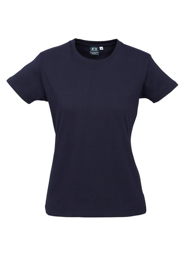 Biz Collection-Biz Collection Ladies Ice Tee 2nd  ( 10 Colour )-Navy / 6-Uniform Wholesalers - 2