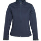 Biz Collection-Biz Collection Ladies Soft Shell Jacket-Navy / S-Uniform Wholesalers - 3