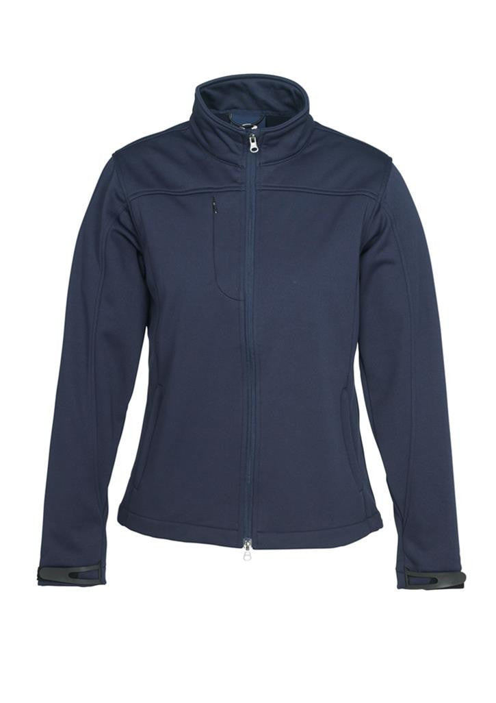 Biz Collection-Biz Collection Ladies Soft Shell Jacket-Navy / S-Uniform Wholesalers - 3