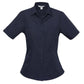 Biz Collection-Biz Collection Ladies Bondi Short Sleeve Shirt-Navy / 6-Corporate Apparel Online - 7
