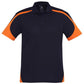 Biz Collection-Biz Collection Mens Talon Polo-Navy/Orange / S-Uniform Wholesalers - 8