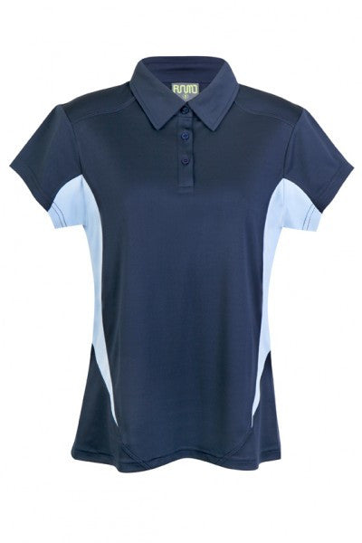 Ramo-Ramo Ladies Accelerator Polo	(new)-Navy/Sky / 8-Uniform Wholesalers - 9