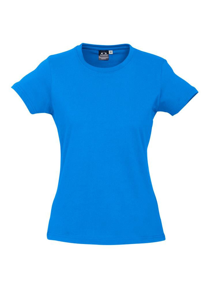 Biz Collection-Biz Collection Ladies Ice Tee 2nd  ( 10 Colour )-Cyan / 6-Uniform Wholesalers - 1