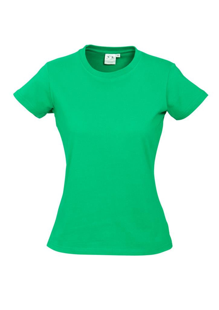 Biz Collection-Biz Collection Ladies Ice Tee 2nd  ( 10 Colour )-Neon Green / 6-Uniform Wholesalers - 10