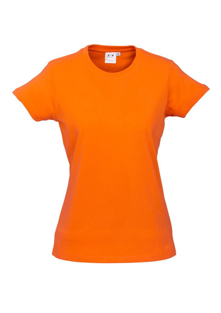 Biz Collection-Biz Collection Ladies Ice Tee 2nd  ( 10 Colour )-Orange / 6-Uniform Wholesalers - 5