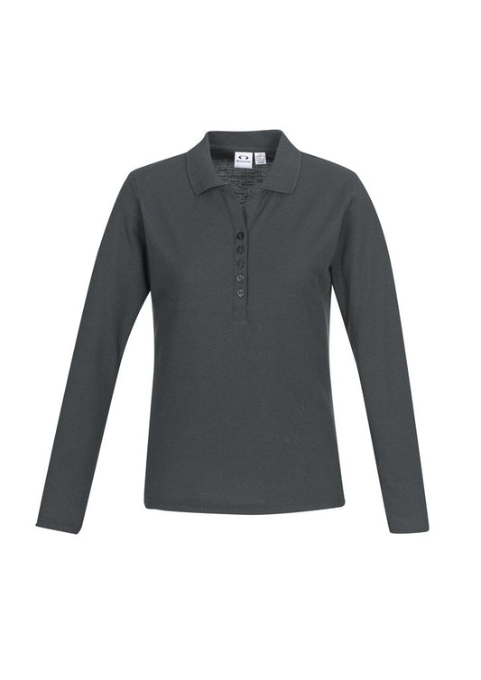 Biz Collection Womens Crew L/S Polo (P400LL)