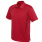 Biz Collection-Biz Collection Mens Cyber Polo-S / RED/SILVER-Uniform Wholesalers - 5