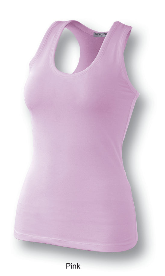 Bocini Ladies Gym Singlet-(CT1021)