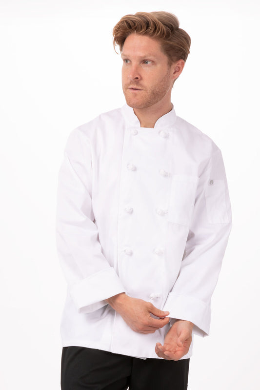 Chef Works Bordeaux Men's Chef Jacket (PKWC)