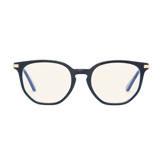 Bolle Safety BARCELONA - Women ProBlu Clear Lens Black Frame W/Gold Metal Temple & Blk Temple Tip -(PRBBARC108)