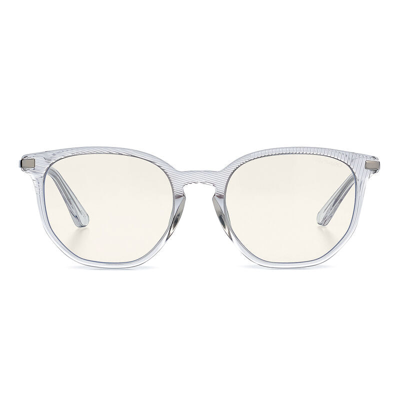 Bolle Safety BARCELONA - Women ProBlu Clear Lens Crystal Frame W/Gold Metal Temple & Blk Temple Tip -(PRBBARC200)