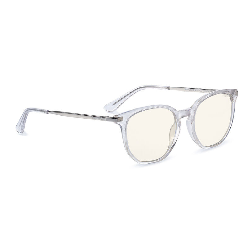 Bolle Safety BARCELONA - Women ProBlu Clear Lens Crystal Frame W/Gold Metal Temple & Blk Temple Tip -(PRBBARC200)