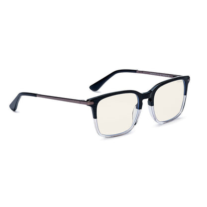 Bolle Safety Chicago - Men Problu Clear Lens Black/Crystal Frame W/Gun Metal Temple & Blk Temple Tip -(PRBCHIC204)