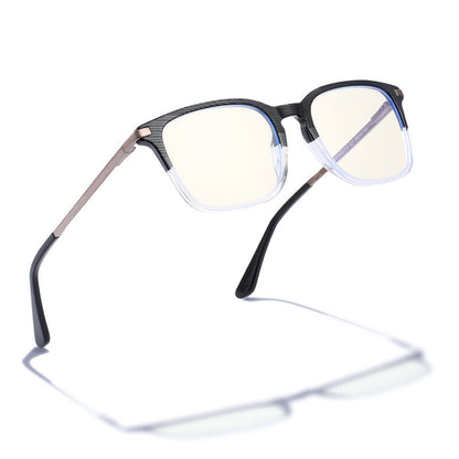 Bolle Safety Chicago - Men Problu Clear Lens Black/Crystal Frame W/Gun Metal Temple & Blk Temple Tip -(PRBCHIC204)