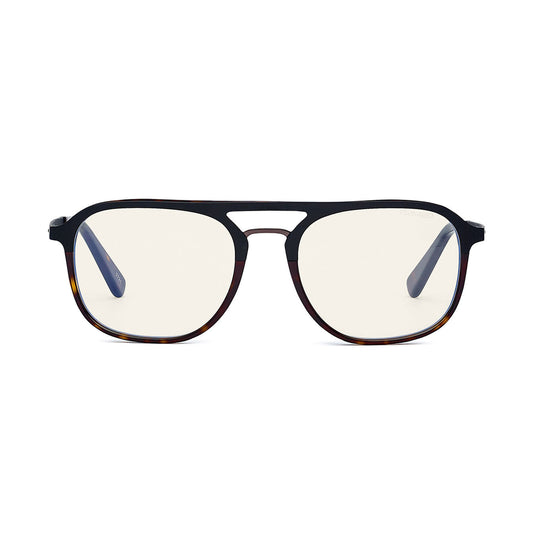 Bolle Safety OSLO - Men ProBlu Clear Lens Matt Blk/Brn Tortoise Frame W/Matt Blk Temple & Brn Tortoise Tip-(PRBOSLO100)