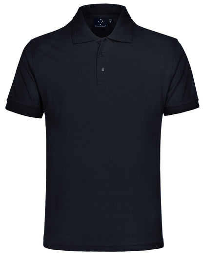 Winning Spirit Contrast Jersey Knit Short Sleeve Polo-(PS05)