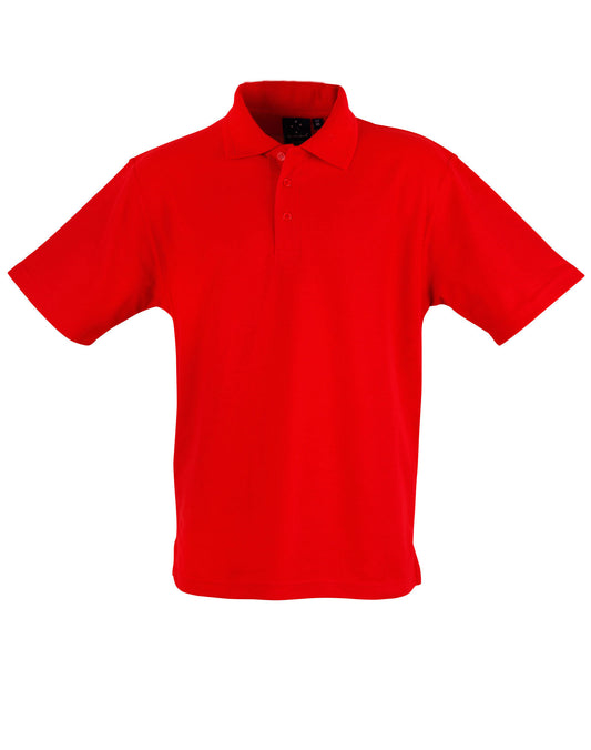 Winning Spirit Kids Traditional Pique Knit Polo-(PS11K)