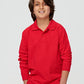 Winning Spirit Kids Traditional Poly/Cotton Pique Knit Long Sleeve Polo (PS12K)