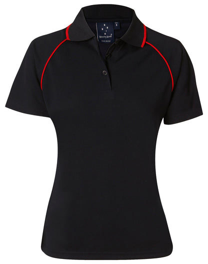 Winning Spirit Men's CoolDry® Raglan Short Sleeve Contrast Polo 1st(12 Colour)-(PS20)