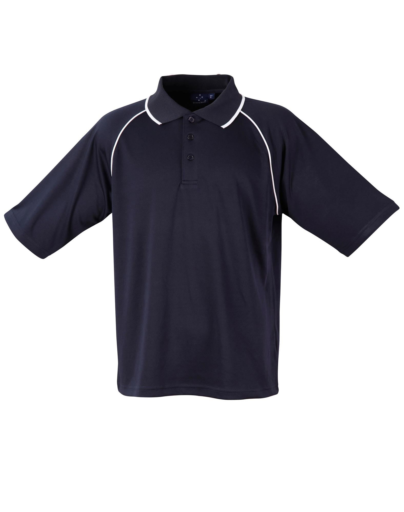 Winning Spirit Men's CoolDry® Raglan Short Sleeve Contrast Polo 1st(12 Colour)-(PS20)