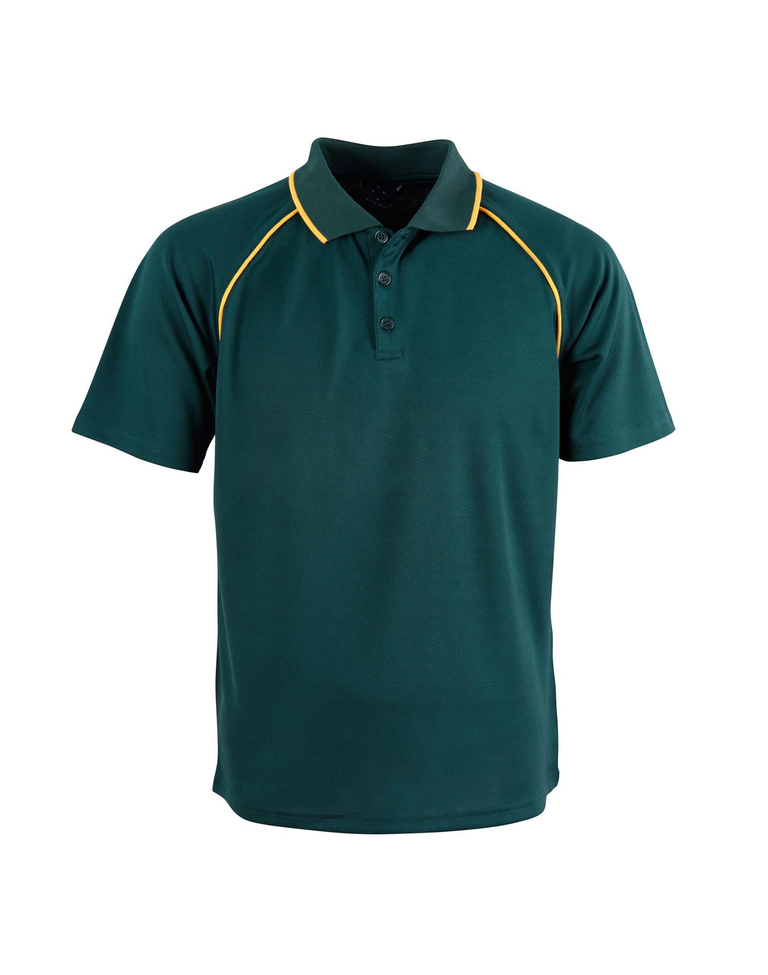 Winning Spirit Champion Kids Cooldry Raglan Short Sleeve Contrast Polo 1st (14 colour)-(PS24)