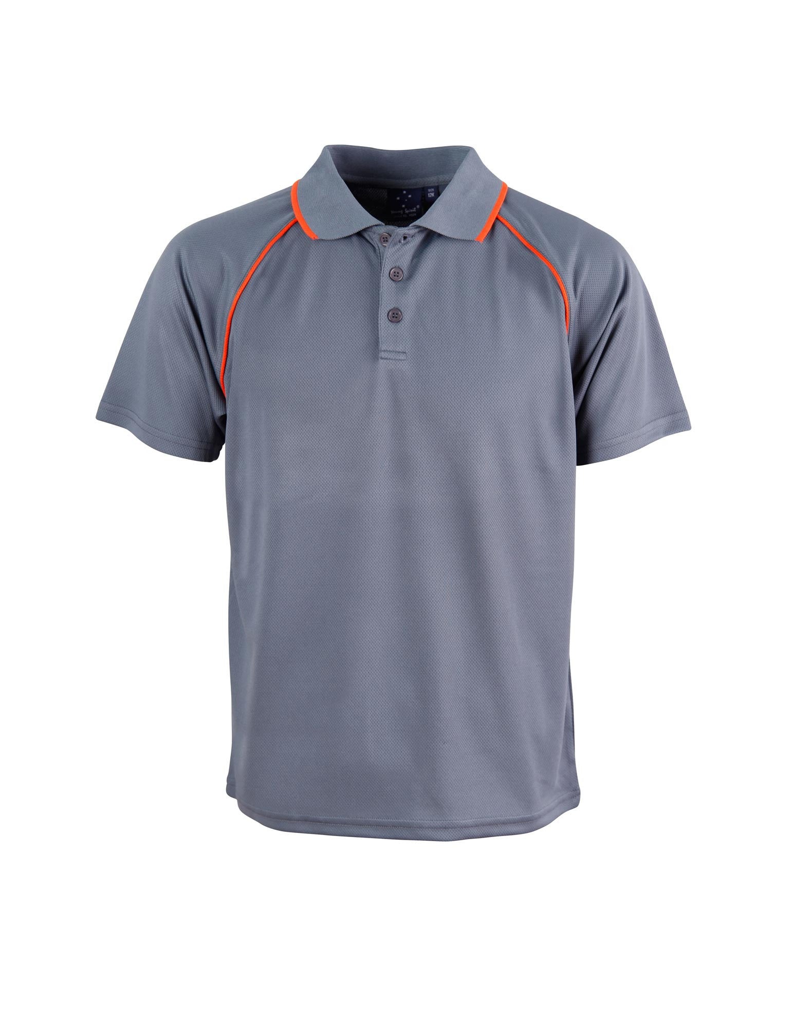 Winning Spirit Champion Kids Cooldry Raglan Short Sleeve Contrast Polo 1st (14 colour)-(PS24)