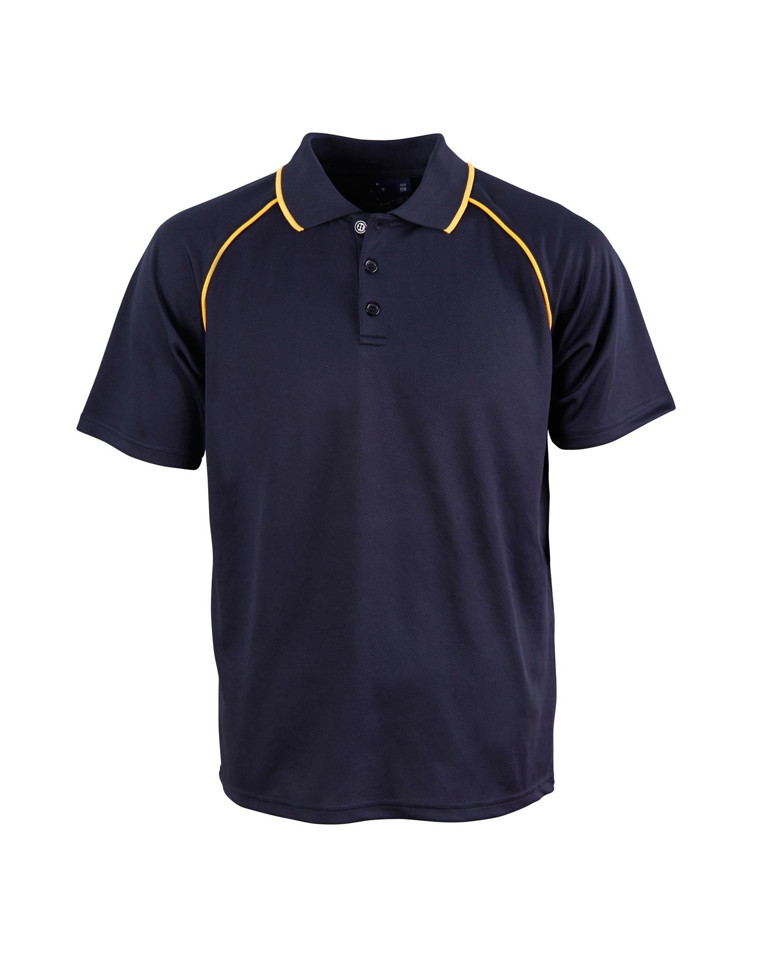 Winning Spirit Champion Kids Cooldry Raglan Short Sleeve Contrast Polo 1st (14 colour)-(PS24)