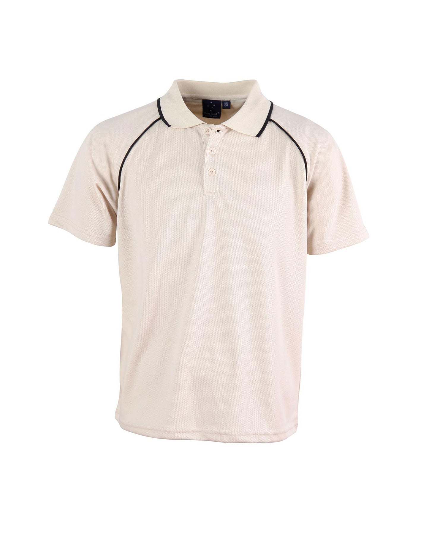 Winning Spirit Champion Kids Cooldry Raglan Short Sleeve Contrast Polo 2nd (3 colour)-(PS24)