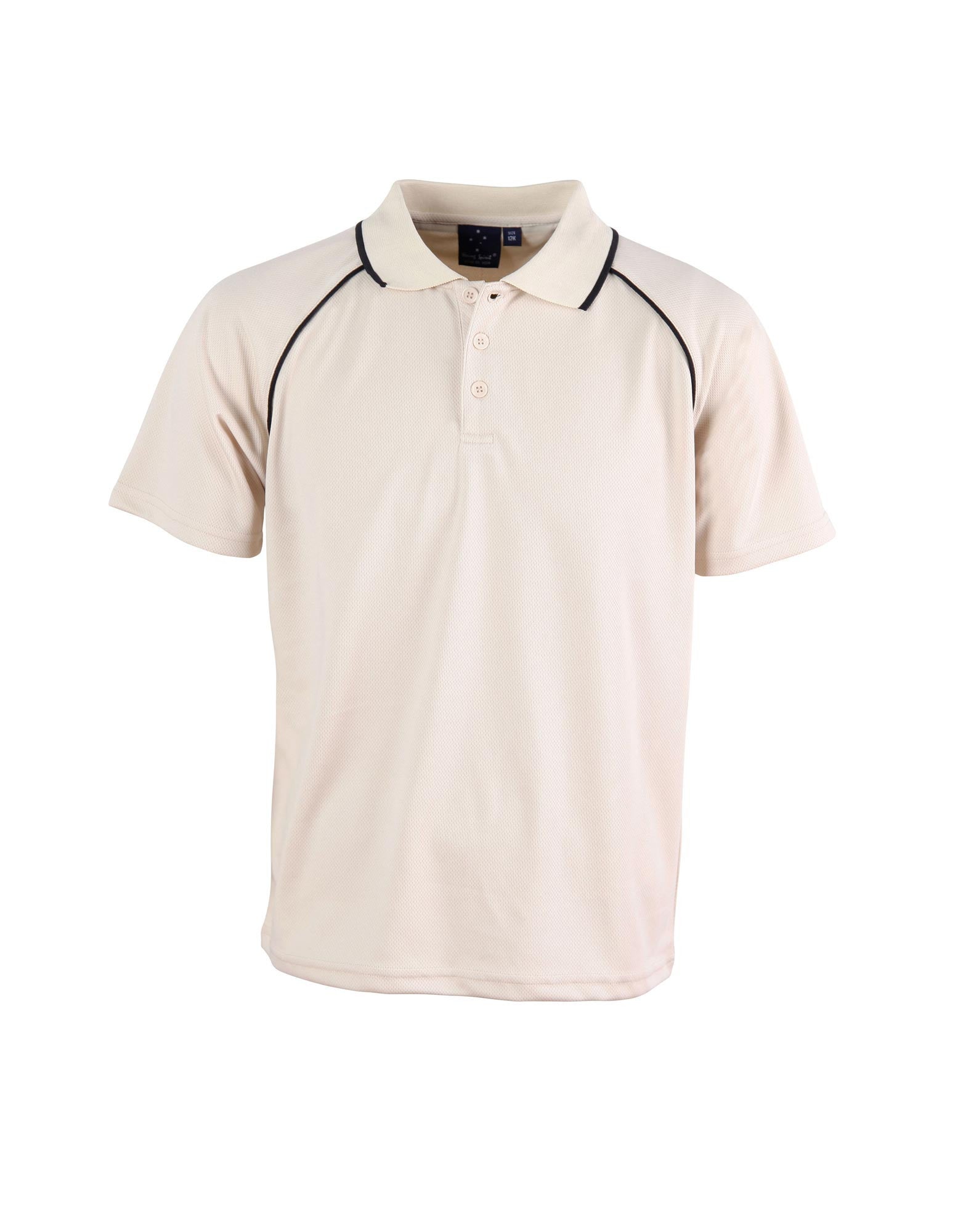 Winning Spirit Champion Kids Cooldry Raglan Short Sleeve Contrast Polo 2nd (3 colour)-(PS24)