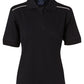 Winning Spirit Ladies' Pure Cotton Contrast Piping Short Sleeve Polo-(PS26)